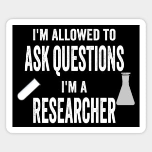 Researcher - Ask Questions Magnet